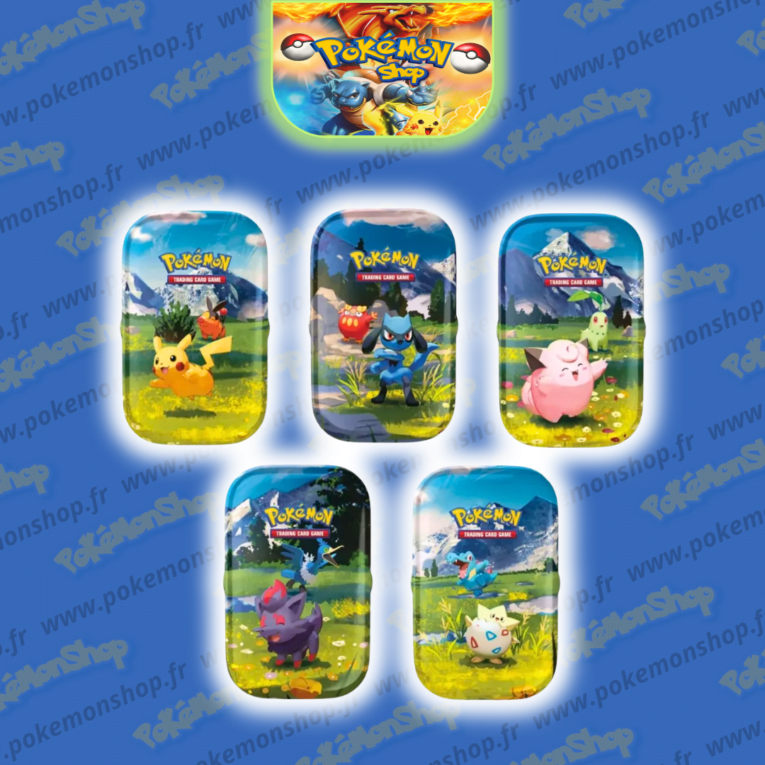 Pokémon Art Set x5 mini tin's ME2.5 Héros Transcendants Fr