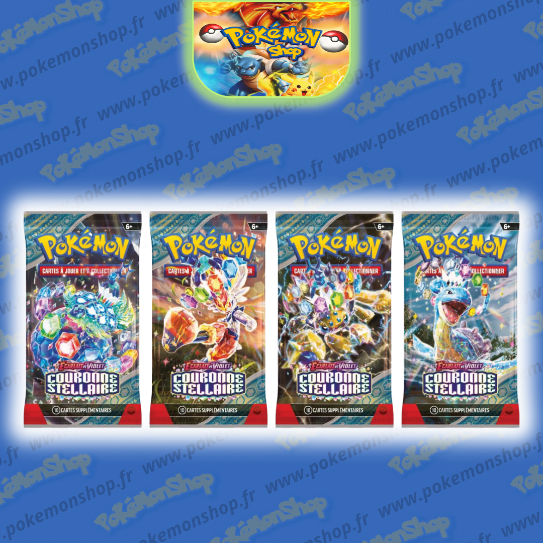Pokémon Booster Blister EV07 à l'unité Couronne Stellaire