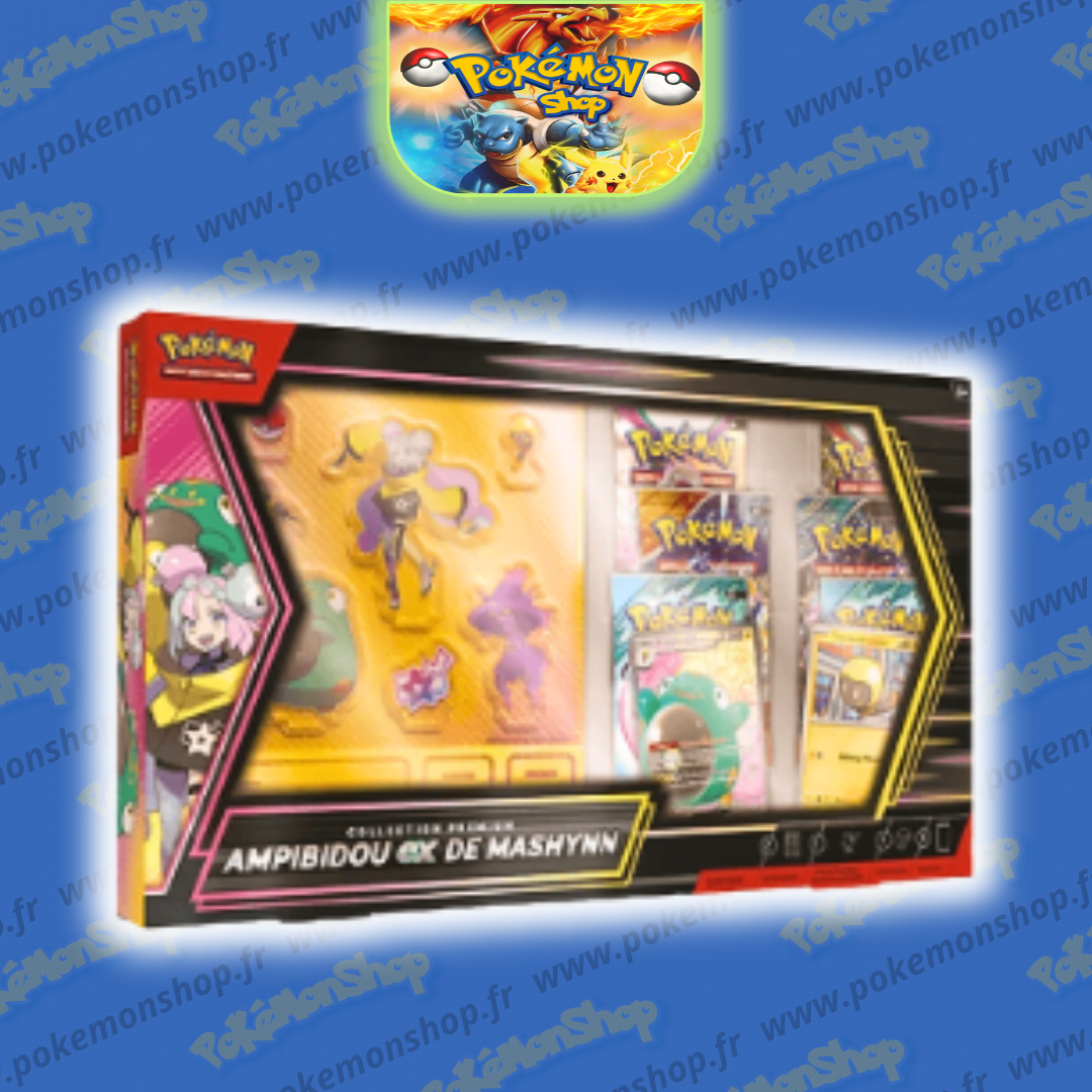 Pokémon Coffret Prémium Amphibidou-ex- de Mashynn – L'Usine à jeux Pokémon Coffret Prémium Amphibidou-ex- de Mashynn – L'Usine à jeux