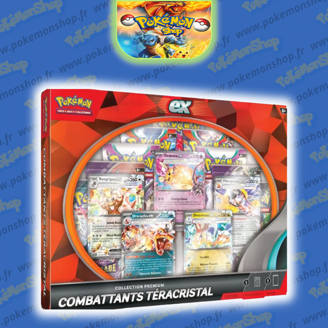 Pokémon Coffret Combattants Téracristal Premium FR