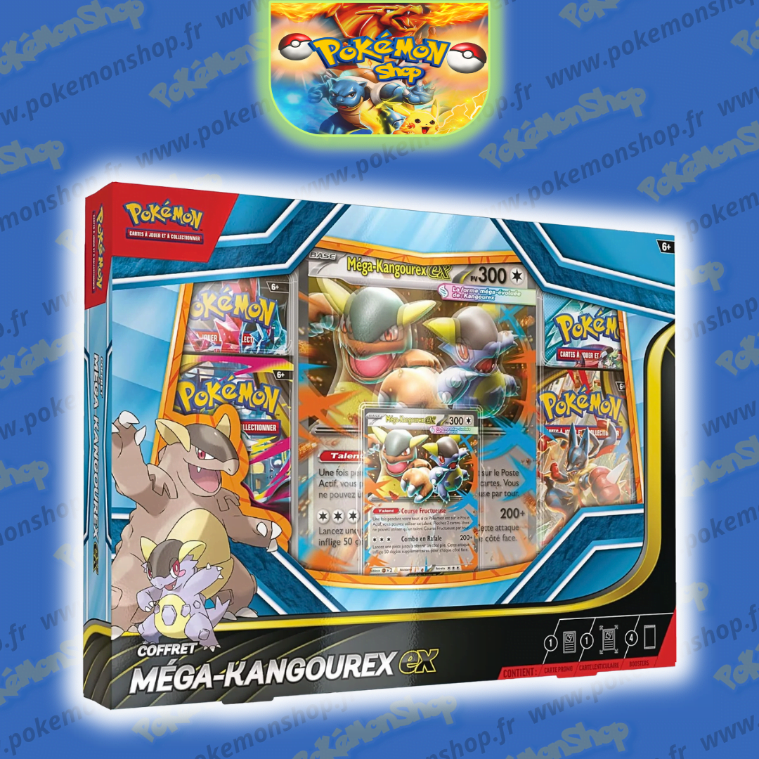 Pokémon Coffret Mega Kangourex Ex Officiel Francais Neuf