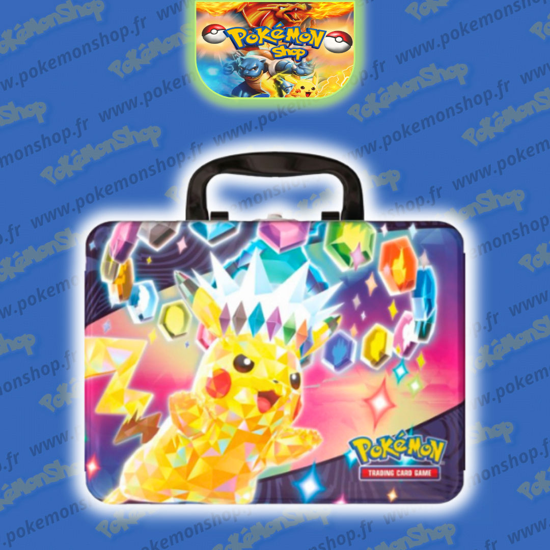 coffre aux trésors valisette pikachu téracristal ex