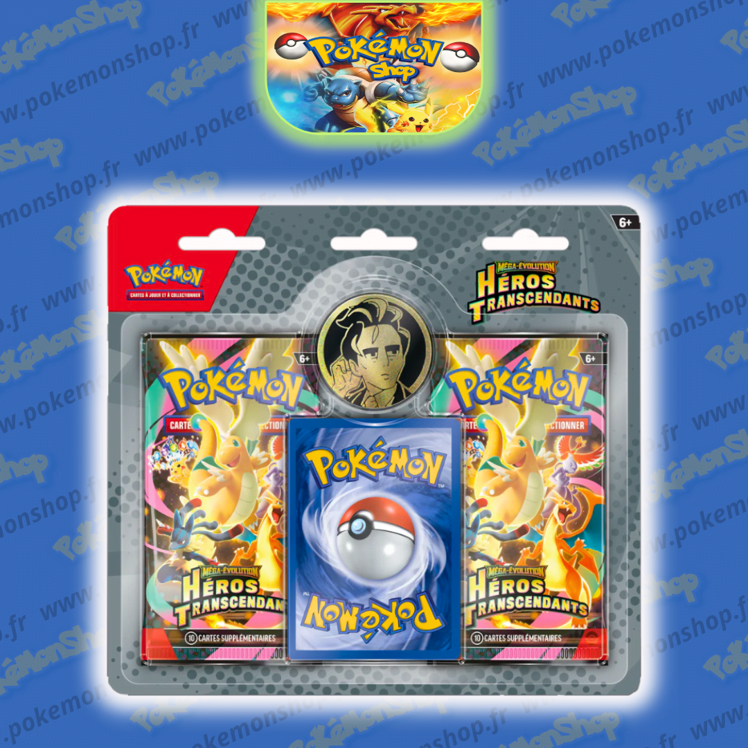 Pokémon ME2.5 Duopack Heros Transcendants Officiel Fr (modèle aléatoire)