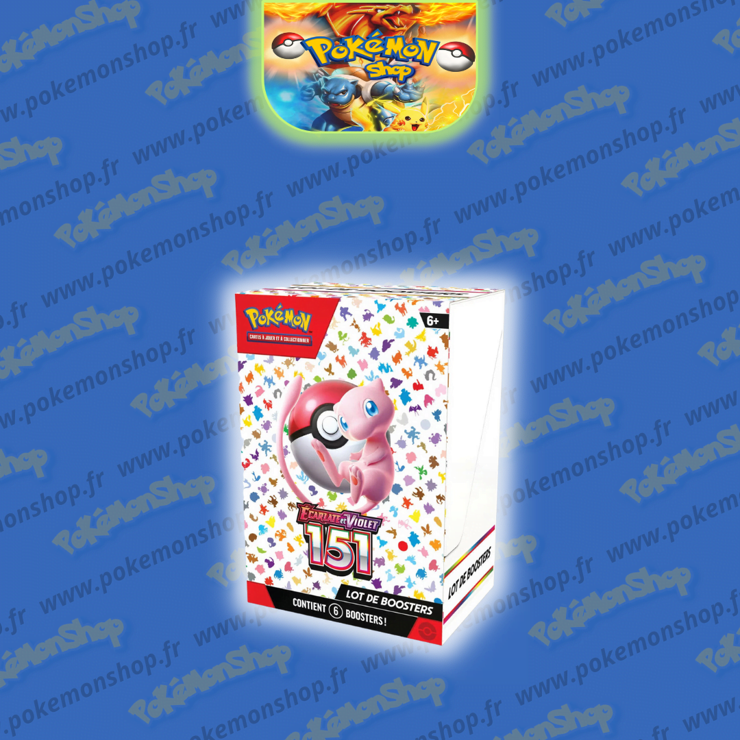 Pokémon Lot 6 Boosters 151 EV3.5 Fr – Pokémonshop