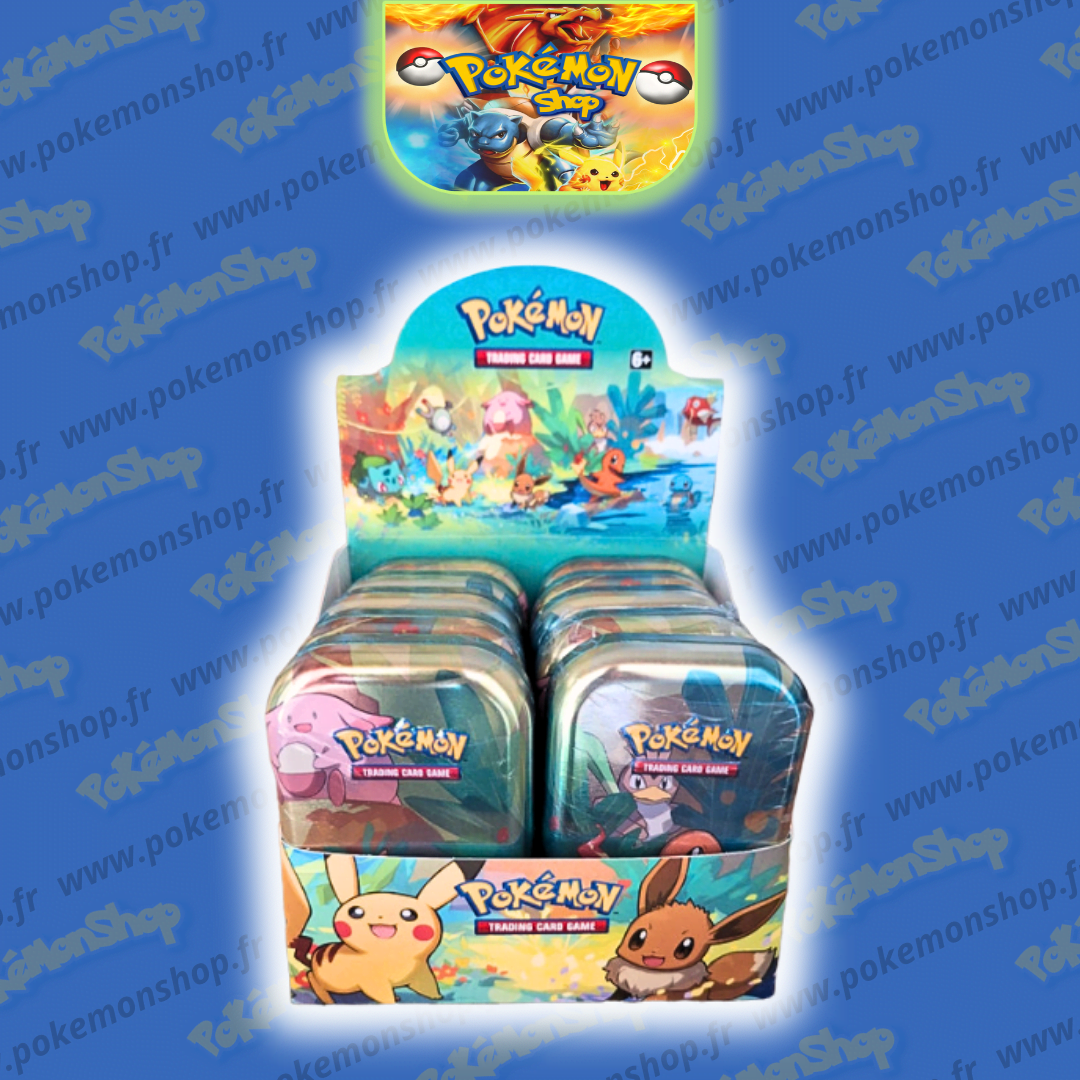 Pokémon Mini tin Amis de Kanto 2025 EB10/EB11
