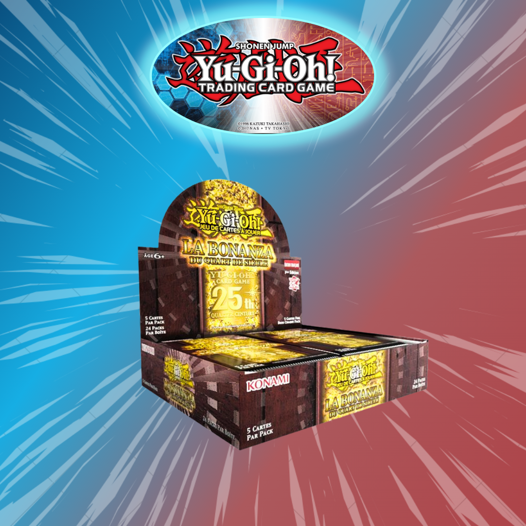 display yugioh la bonanza quart de siecle