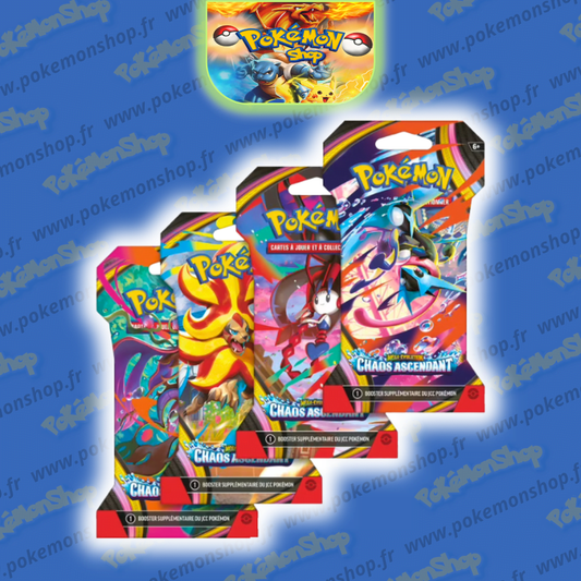 Pokémon ME04 Chaos Ascendant Fr Neuf l'unité (aléatoire)
