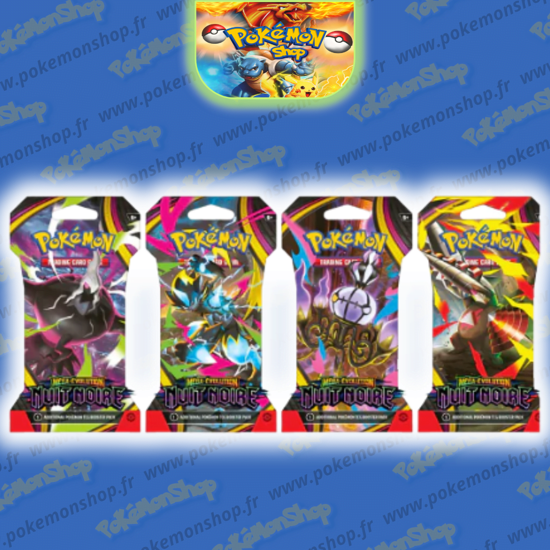 Pokémon ME05 Booster Blister Nuit Noire ME5 Fr (modèle aléatoire)