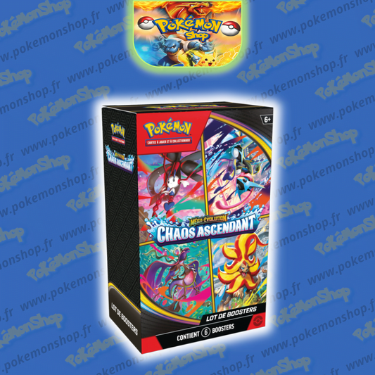 Pokémon Bundle 6 boosters ME04 Chaos Ascendant