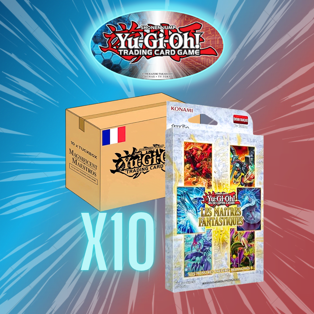 Yu-Gi-Oh! Les Maîtres Fantastiques Case Scellée x10 tuckbox FR Neuf Préco