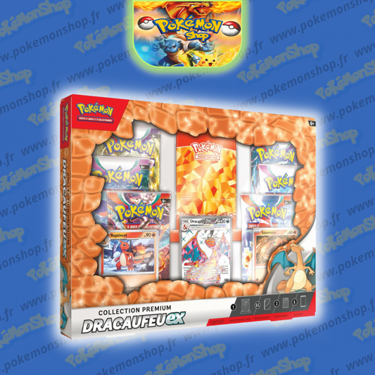 coffret collection premium dracaufeu ex