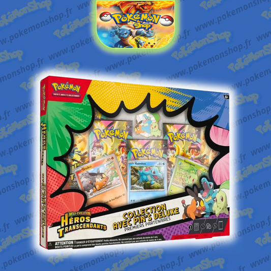 Pokémon Coffret ME2.5 Pin's Deluxe Héros Transcendants Fr Préco