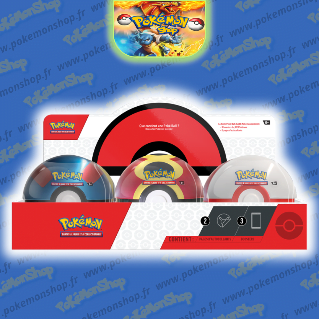 Pokémon Pokéball Tin Q4 2025 Lot de 3 Fr