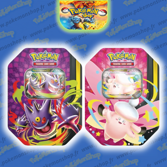 Pokémon Lot de 2 Pokébox Juin 2026 Mega Ectoplasma Méga-Mélodelfe Fr