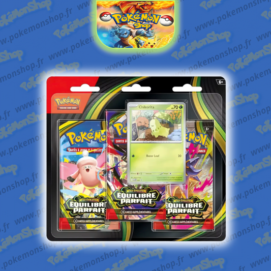 Pokémon ME03 tripack Equilibre Parfait Fr Neuf