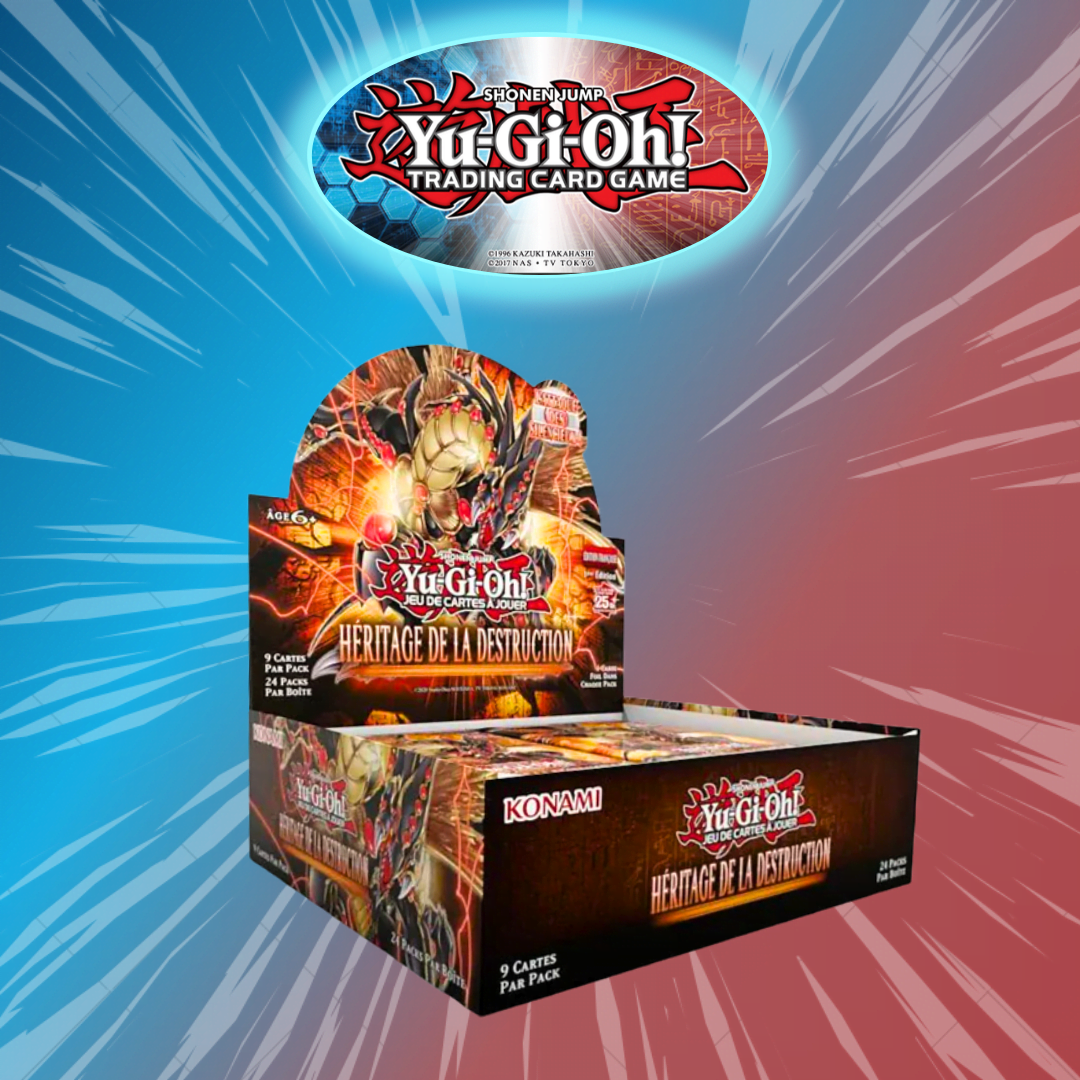 Yu-Gi-Oh! Display x 24 Boosters Héritage De La Destruction – Pokémonshop