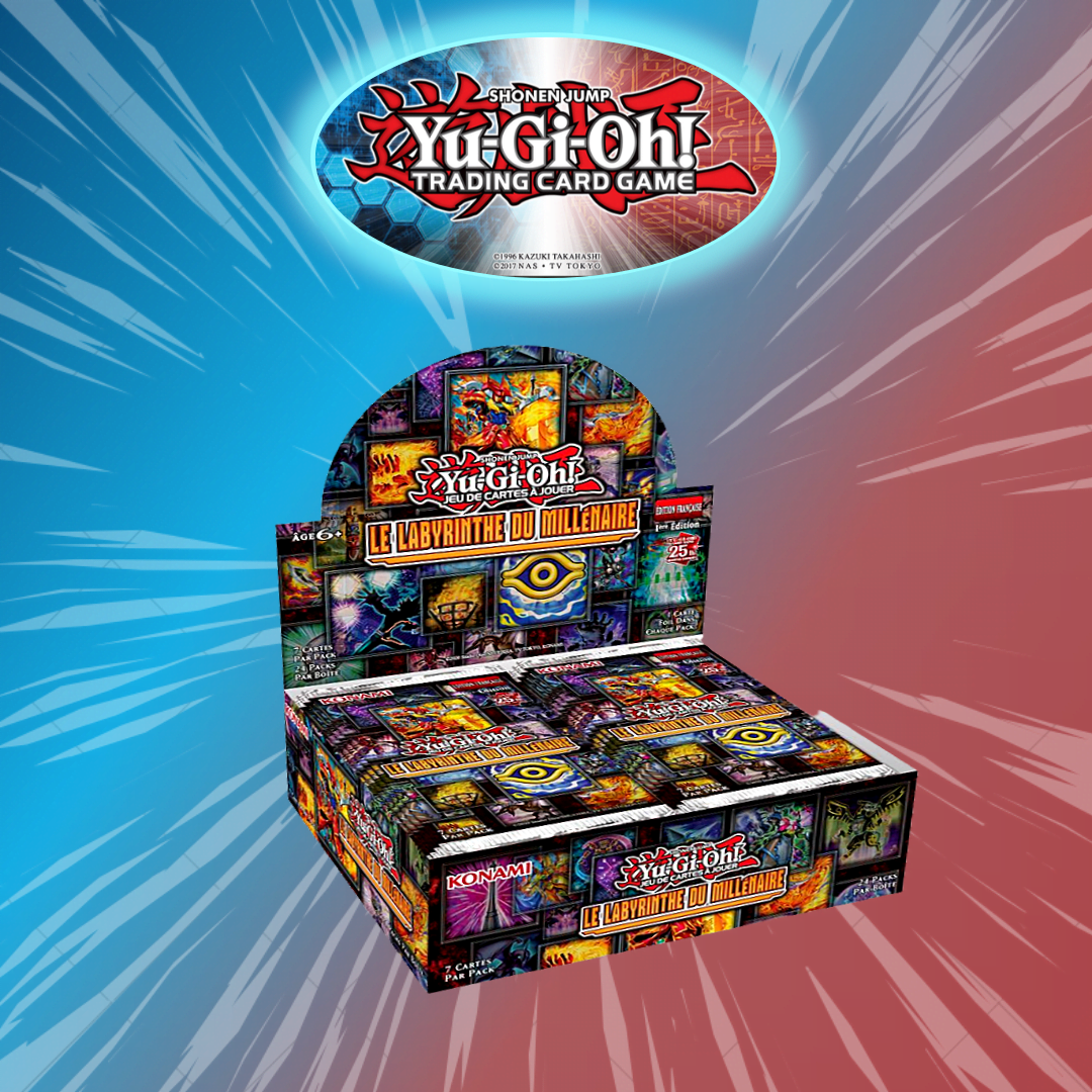 Yu-Gi-Oh! Display Le Labyrinthe Du Millénaire x 24 Boosters FR ...